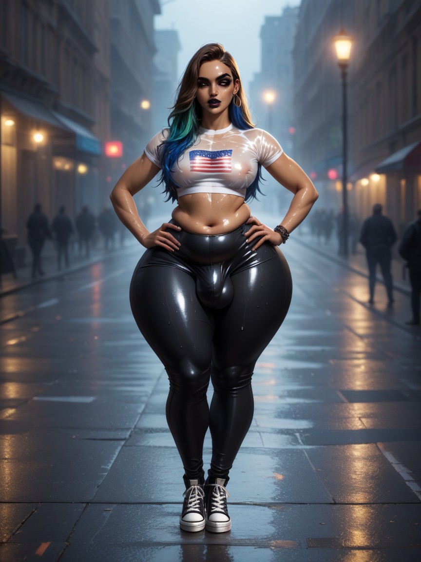 Gay, Black Hair, Crop Top AI Gay Porn