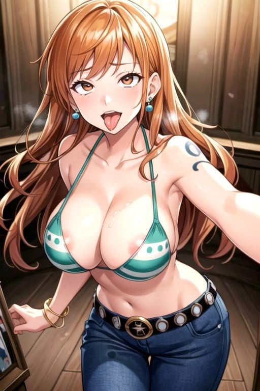 Selfie, Nsfw, Nami (one Piece)Porno IA