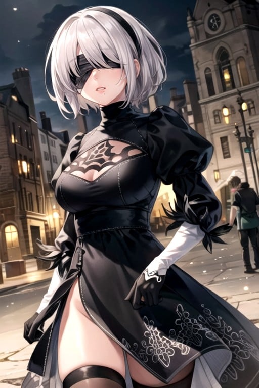 Yorha 2號b型 (尼爾：自動人形)AI黃漫