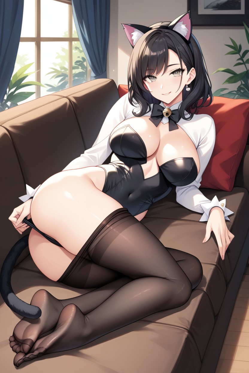 Fair Skin, Waist, Breasts Hentai AI Porn