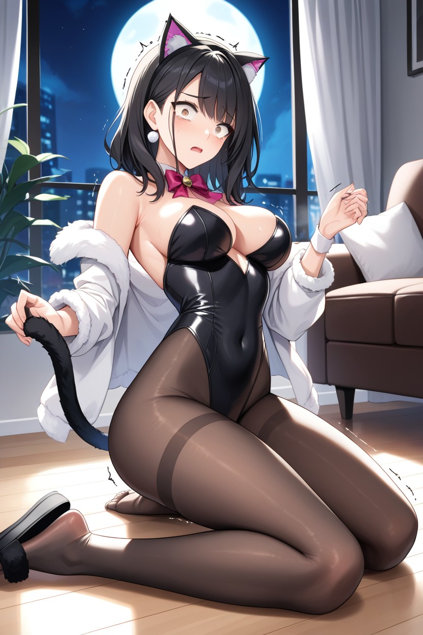 Ballet Slippers Fall Off, Gray Eyes, Fair Skin Hentai AI Porn