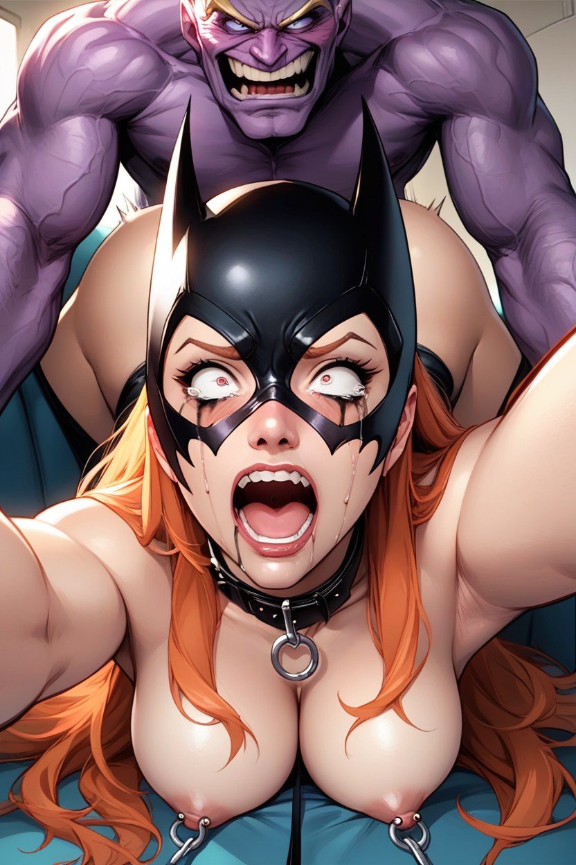 20s, Desperate Face, Batgirl Hentai AI Porn