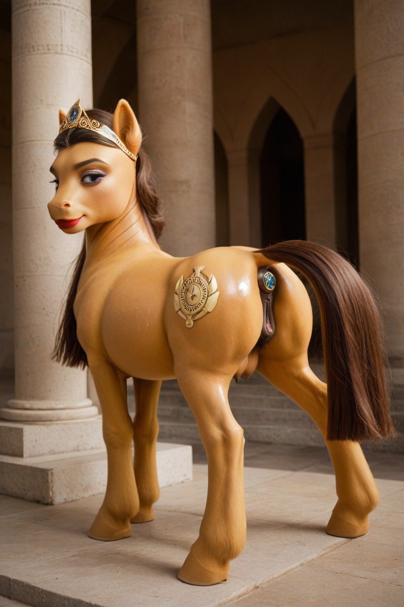 Diadema, Large Pony, Plug Anal Pornografia de IA