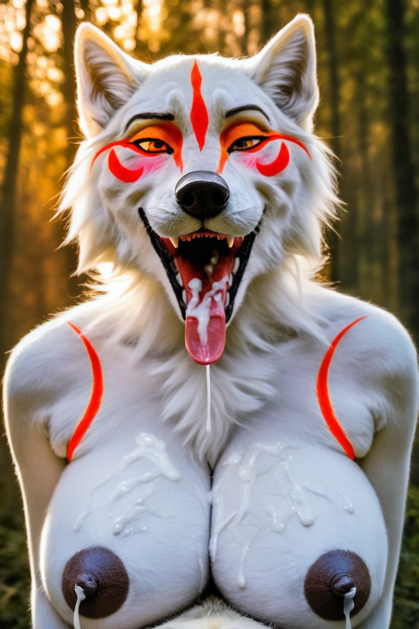 Splurt Lactation, 60+, Facial Cum Massive Furry AI Porn