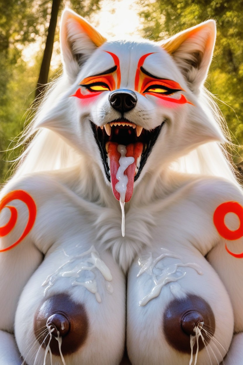 Facial Cum Massive, Bukakke, Bukkake Furry AI Porn