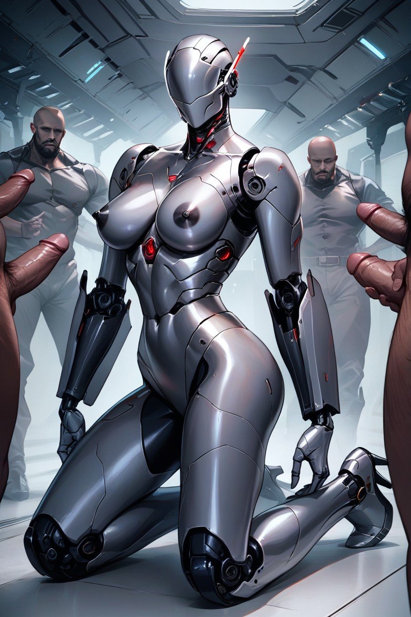 Robot Humanoid, High Resolution, ResolutionPorno IA Hentai