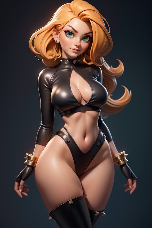 Tall, 3d (cartoon), Large Powerful Body AI Porn