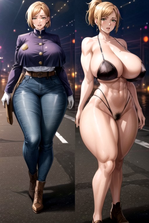 Nipples, Scent Of Erotic Mangamature Womanplus Size Model, Golden Hair Hentai AI Porn