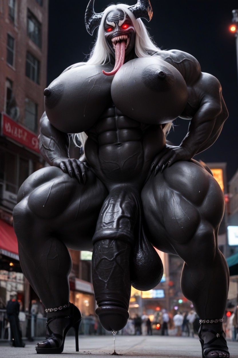 Domination, Front View, Giantess Shemale AI Porn