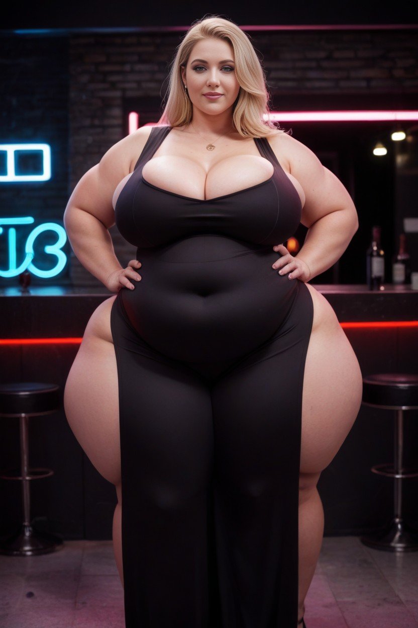 Ultra Massive Ass, Blue Eyes, Impossibly Fat AI Porn