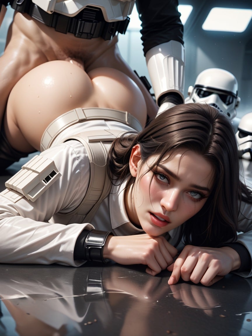 俯卧姿势, Laying On Stomach, Female StormtrooperAI黄片