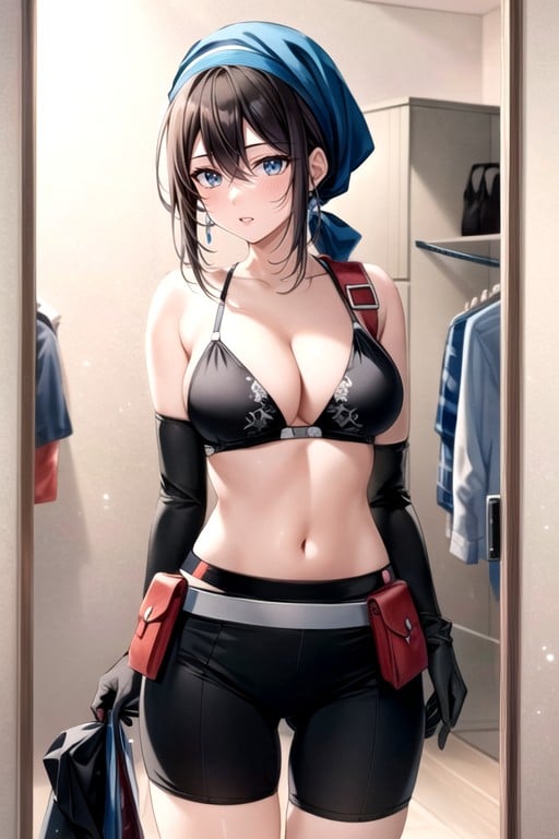 May (pokemon), Changing Room, Bust Shot AI Porn