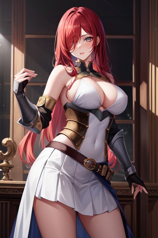 Erza (fairy Tail), Cheveux Mouillés, Score_Porno AI