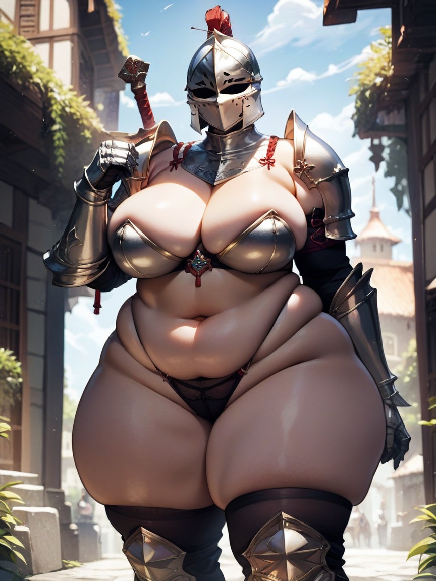 Large Ass, Armor, Large Breast AI Porn