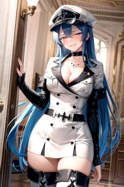 Esdeath (akame Ga Kill), Luvas De Latex, Palácio Hentai IA pornografia