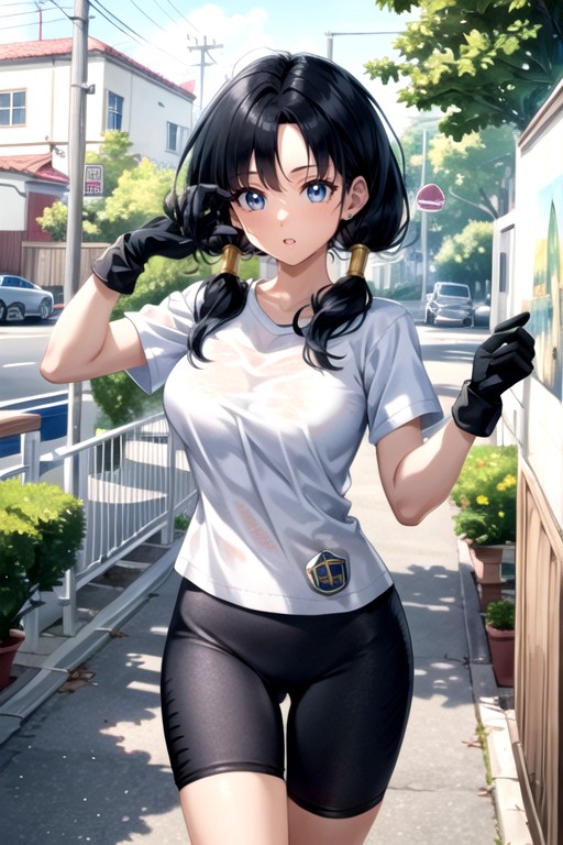 Messy Hair, Videl (dragon Ball Z) Shemale AI Porn