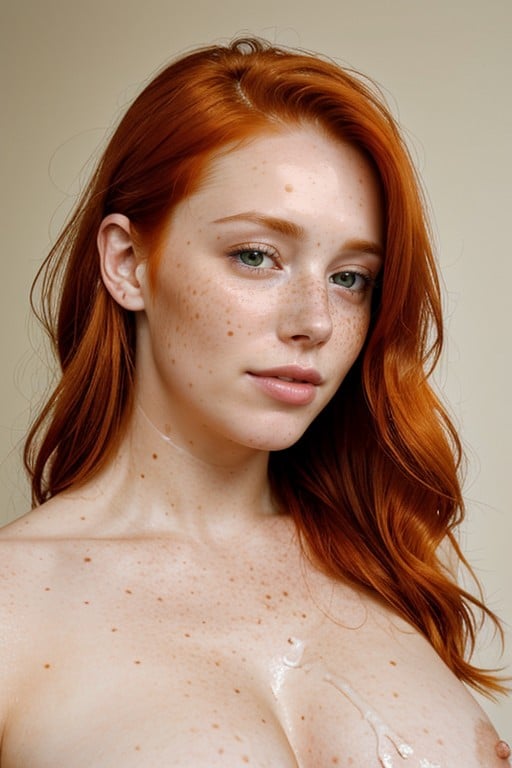 Freckles, Sideboob, 18 AI Porn