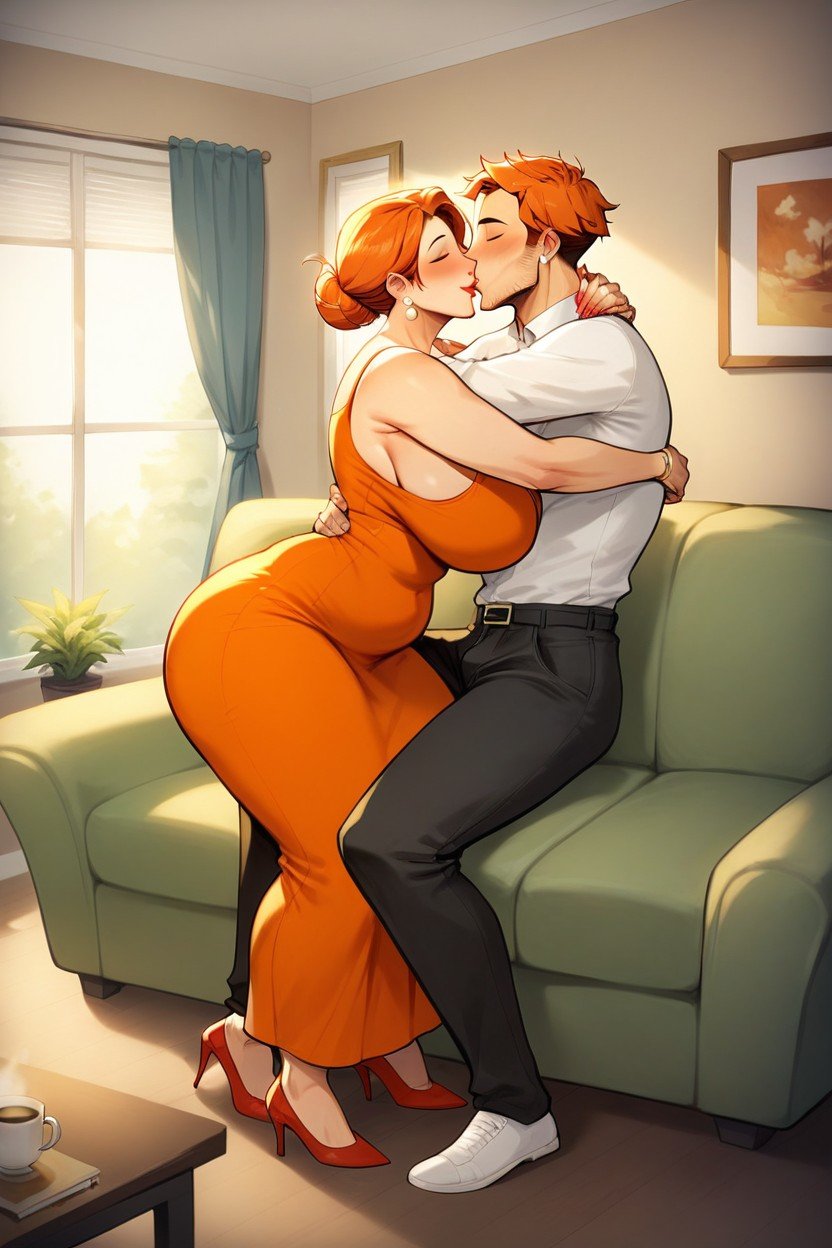 Hug Behind, Man Hug Her, 可爱AI黃片