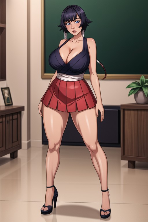 Sui Feng (bleach), Thicc Plump Thighs, Milf BodyPorno AI