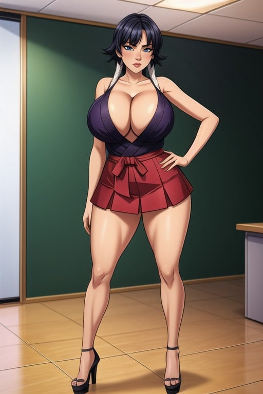 Sui Feng (bleach), View Full Body, Long Thicc Juicy Curvy Legs AI Porn