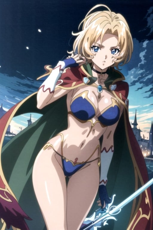 Choker, Circlet, Cape Hentai IA pornografia