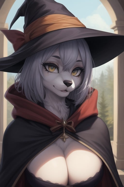 Witch, Cat Furry AI Porn