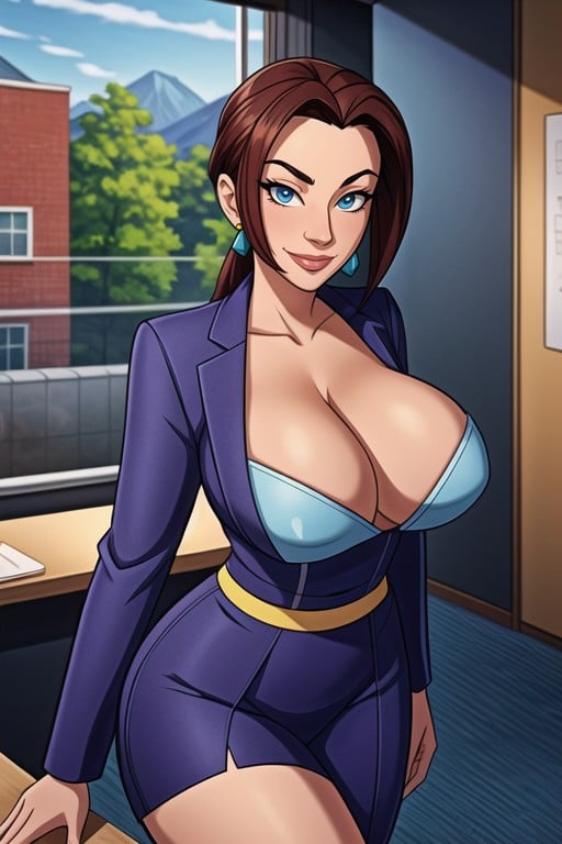 Smile, Milf, Azula From Avatar The Last Airbender Large Breasts Hentai AI Porn