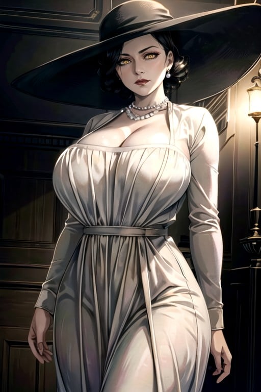 Senos Falsos, Lady Dimitrescu (resident Evil), Culo MasivoPorno AI Hentai