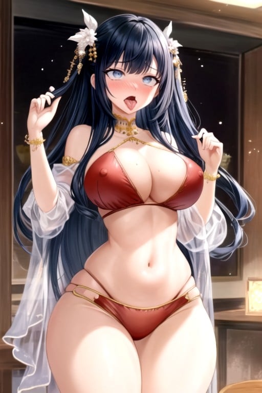 Extremely Large Ass, Belly Dancer, Breast Expansion Hentai AI Porn