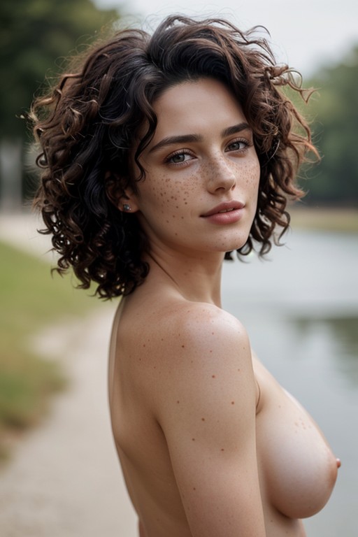 Freckles, 18, Curly AI Porn