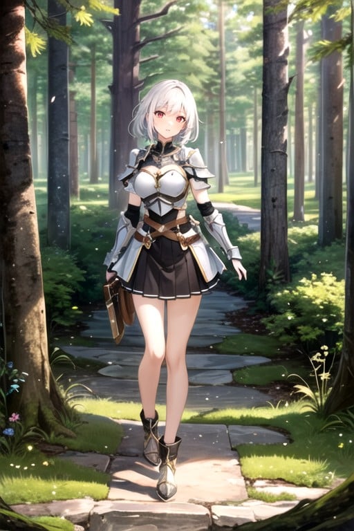 Forest, Skirt, Armor AI Porn