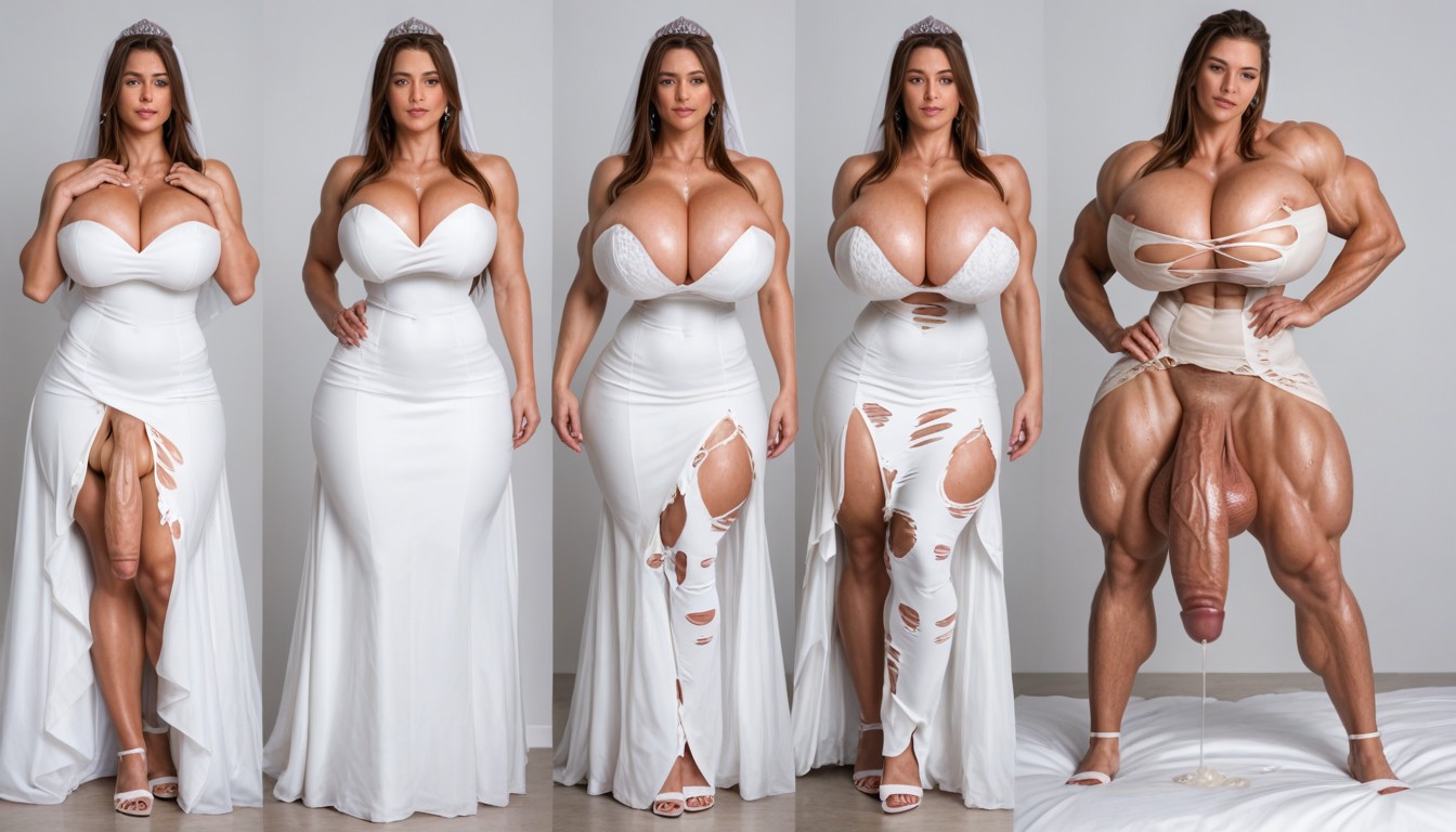 Cock Expansion, Photorealistic, Muscle Expansion Shemale AI Porn