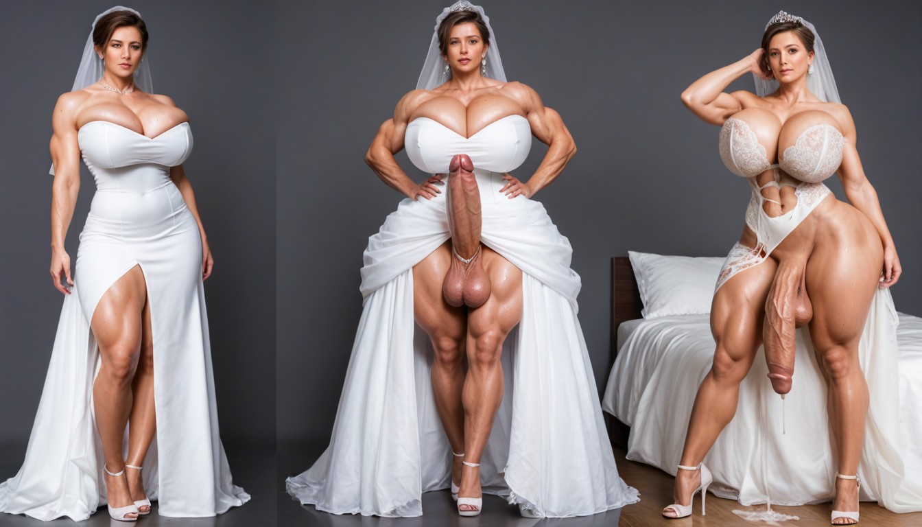 Transformation, Full Body, Hourglass Body Shemale AI Porn