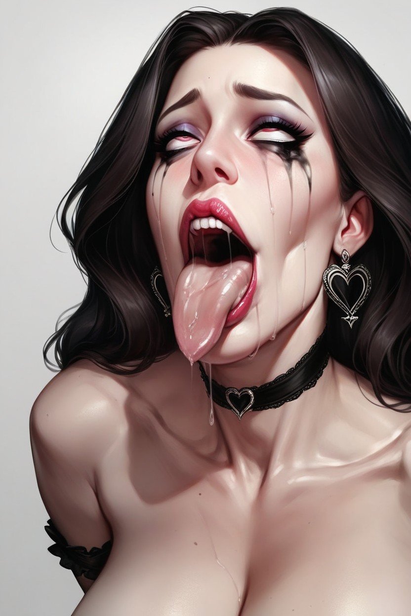 Alice From Bioshok, Ahegao, Sloppy BlowjobAI黃片