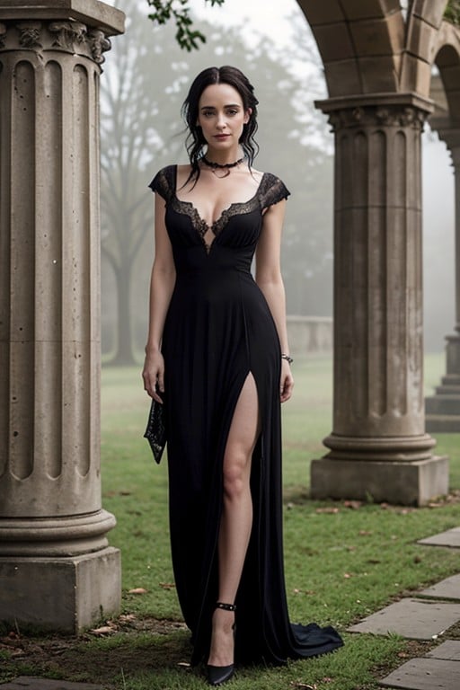 Vanessa Ives, 乳沟, Goth Ambient人妖AI色情