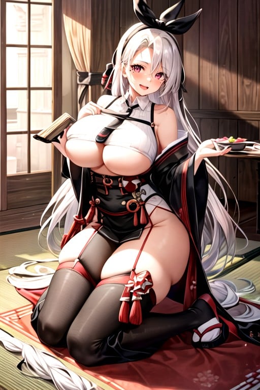 巨大な胸, かわいい, プリンツハインリヒ (アズールレーン)AIポルノ