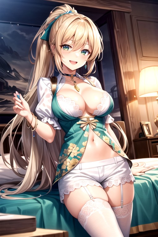 Bedroom, Leafa (sword Art Online), Undressing AI Porn