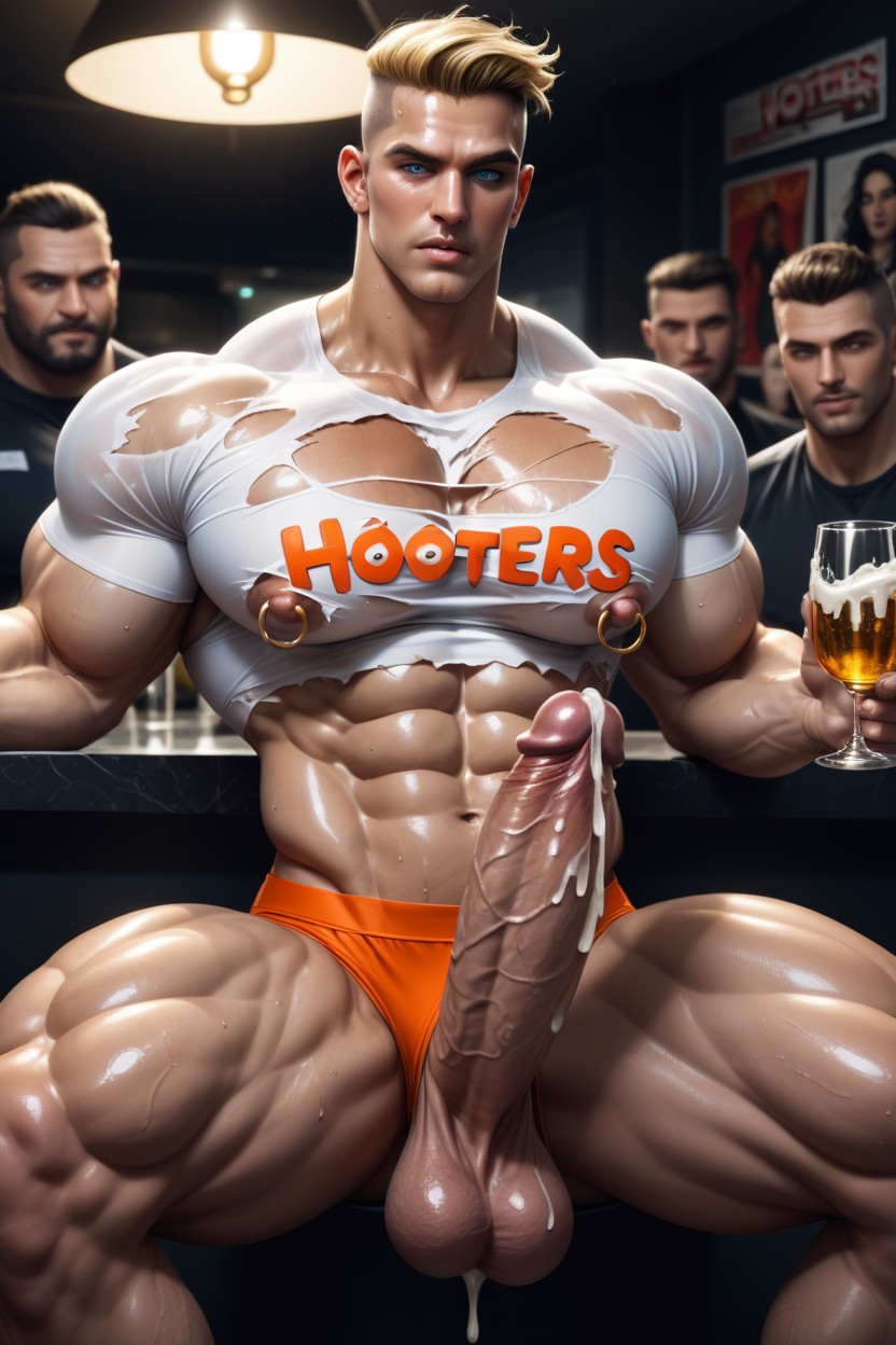 Rodar Los Ojos, Sudada, Massive Muscle Porno gay IA