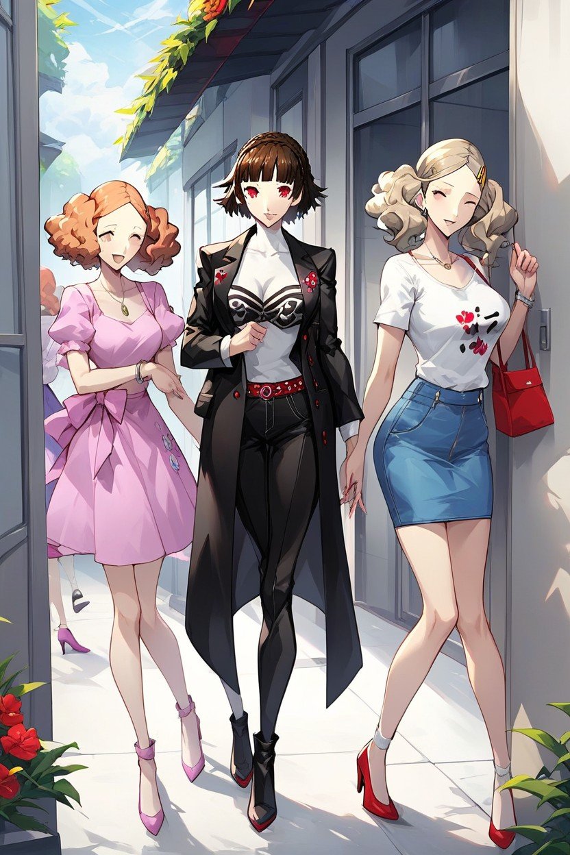 Women, Ann Takamakipersona, Makoto NiijimapersonaPorno IA Furry