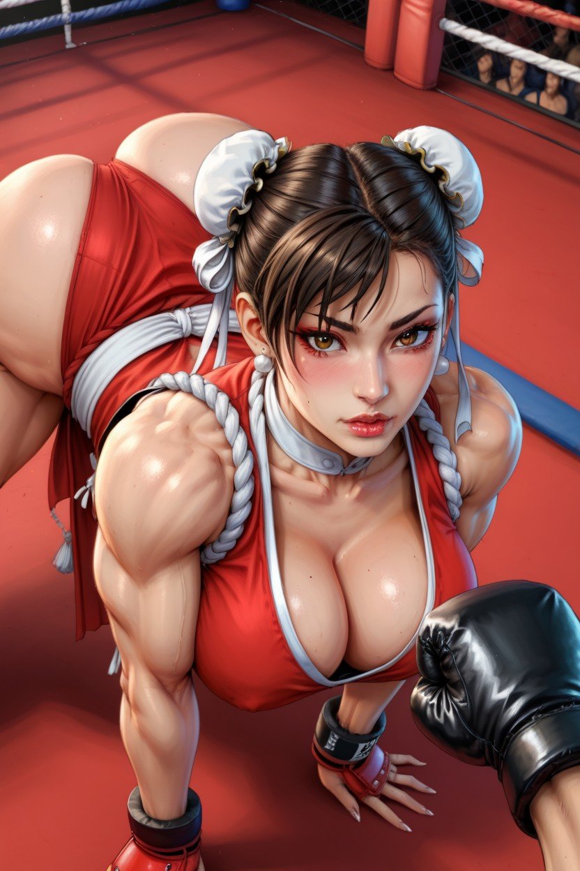 Curvando-se, De Cima Para Baixo, Chun-li Pornografia de IA