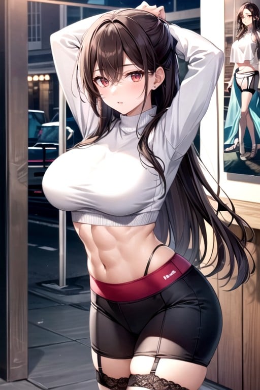 Fit, Red Eyes, Virgin Sweater Hentai AI Porn