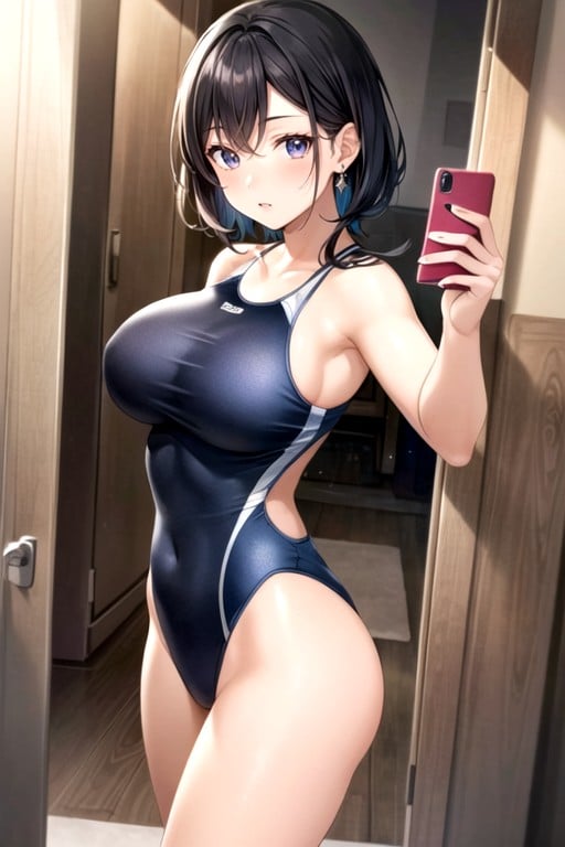 New York, 1 Person, School Swim Suit Hentai AI Porn