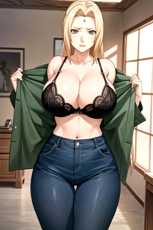 Massive Breast, Angry, Tsunade (naruto) Shemale AI Porn