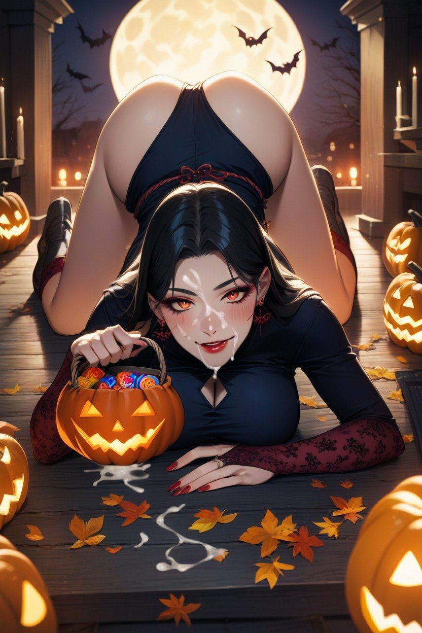 ハロウィン, Halloween, 射精AIポルノ