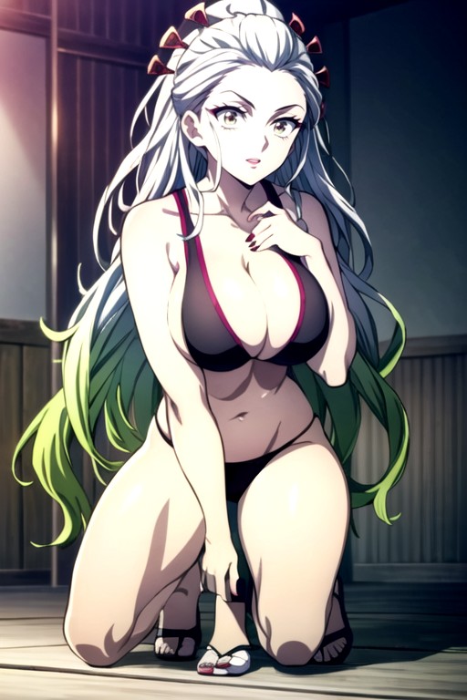 Daki Demon Form (demon Slayer), Elbow Bra, Bunda Enorme Hentai IA pornografia