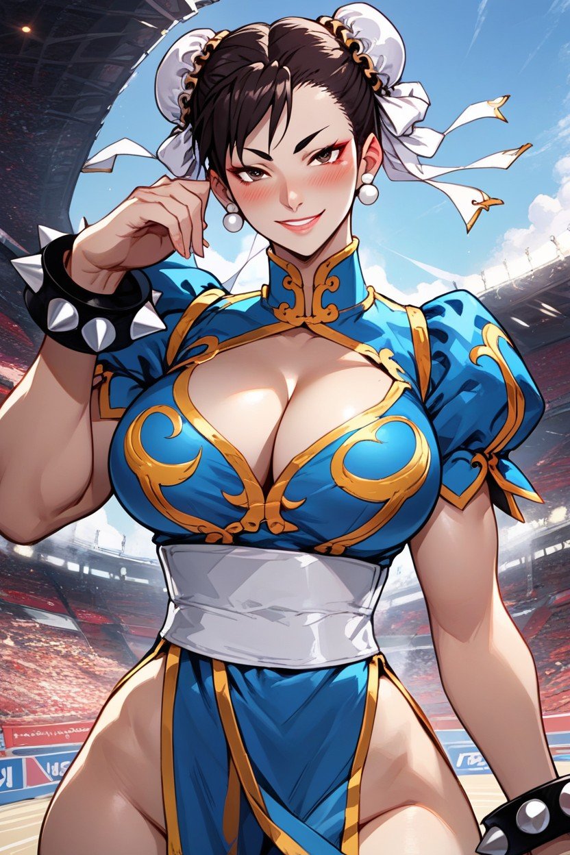 Big Breasts, Decote, Arena Hentai IA pornografia