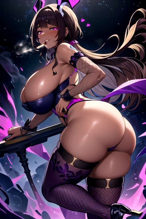 Ultra Detailed, Huge Nipples, Thick ThighsPorno AI Hentai