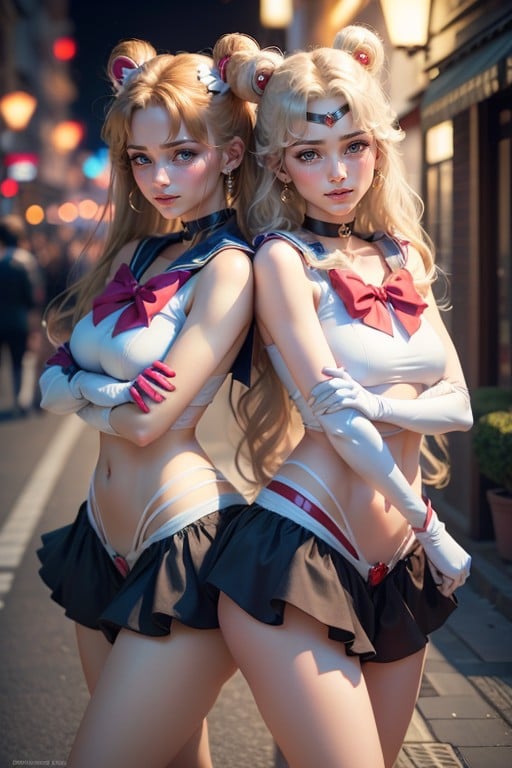 Sailor Moon, Tight, Japan StreetPorno IA