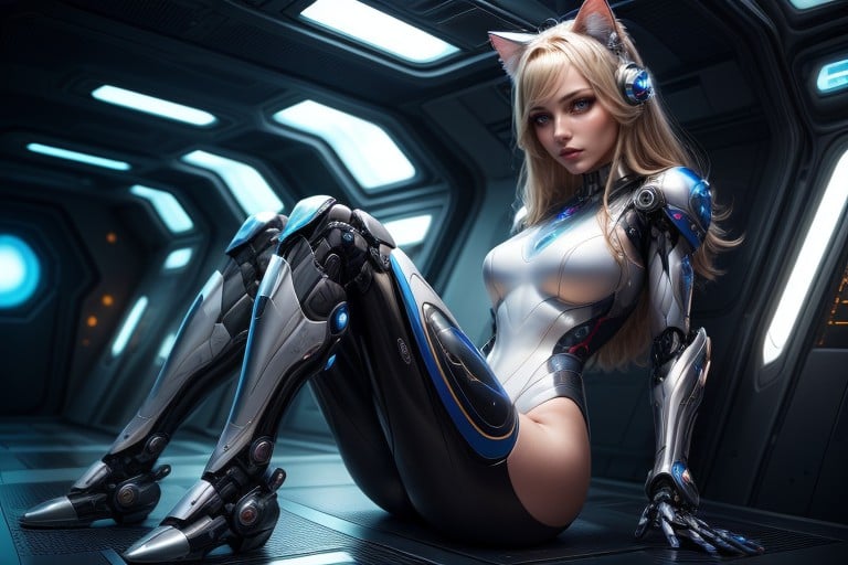 Spaceship, Robot Armor, Swimsuit AI Porn