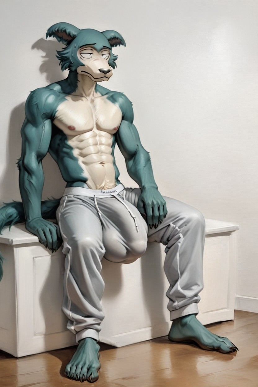 Skinny, Pointed Ears, Legoshi Furry AI Porn